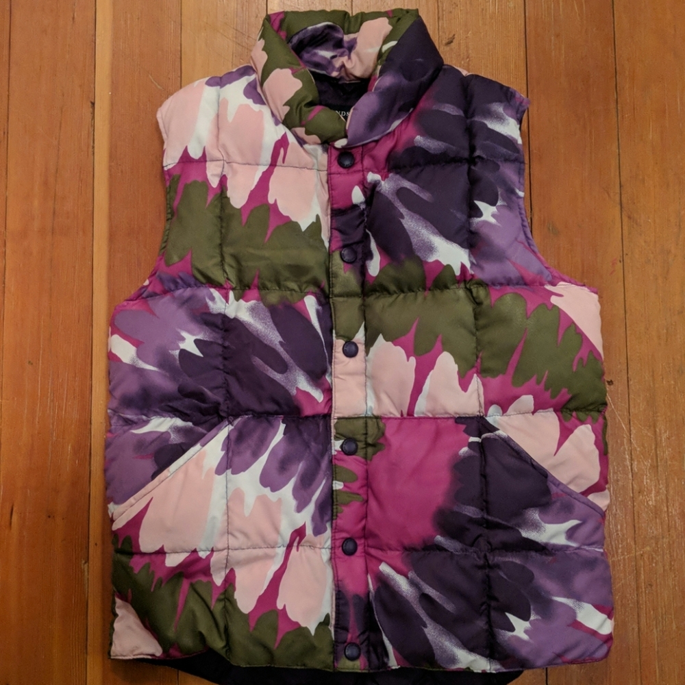 Lands End Puffer Vest Girls 10/12